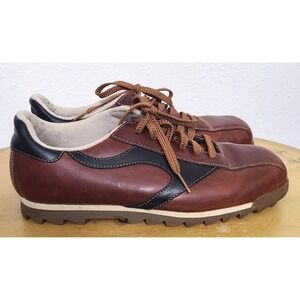 Mark Nason Brown Leather Sneakers US 9 Quiet‎ Luxury Old Money Classic Timeless
